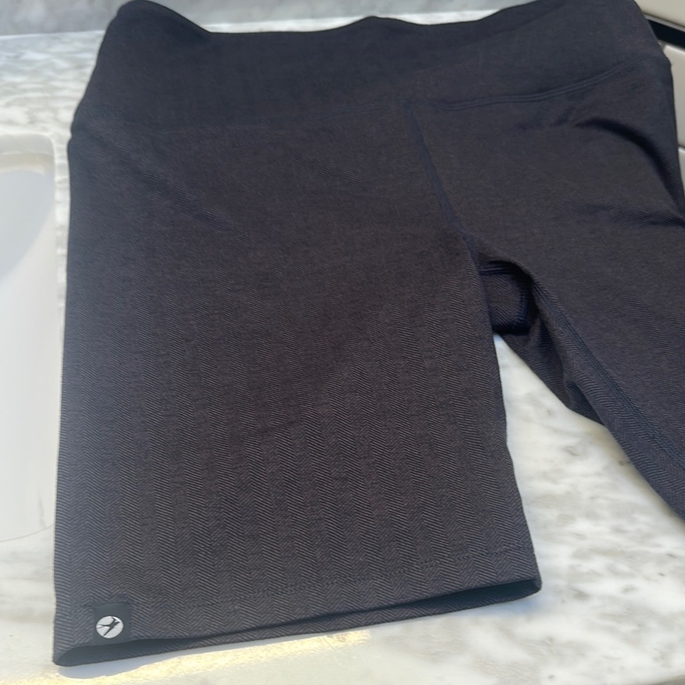 NWT Oiselle Women's Athletic Shorts - Dark Gray/Blue